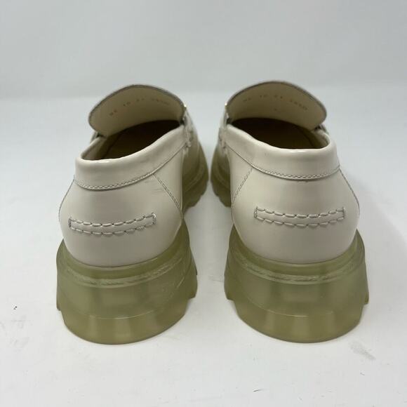 Christian Dior Off White Code Loafer Brushed Calfskin Platform sole Size 39.5 EU - Picture 8 of 9